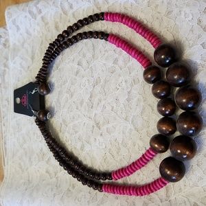 Paparazzi Cancun Cast Getaway Necklace Set pink